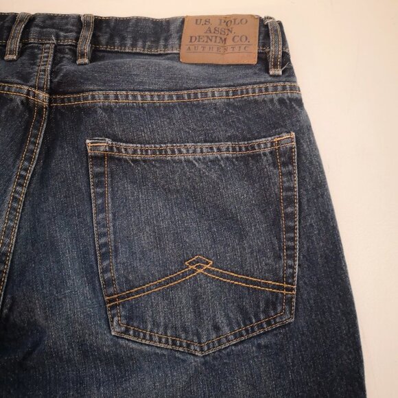 U.S. Polo Assn. Denim Co. Men's Medium Wash Size 34/32 Blue Jeans - Picture 10 of 15